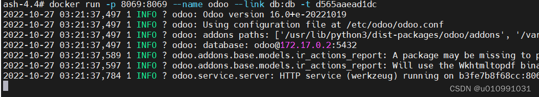 NAS群晖Docker安装odoo16社区版和企业版教程插图11 NAS群晖Docker安装odoo16社区版和企业版教程插图11