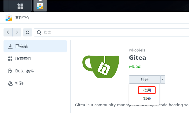 群晖nas上部署gitea后修改IP地址插图3 群晖nas上部署gitea后修改IP地址插图3
